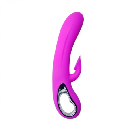 PRETTY LOVE ROMANCE MASSAGE SUCKING VIBRATORE RABBIT IN SILICONE CON STIMOLATORE SUCCHIA CLITORIDE