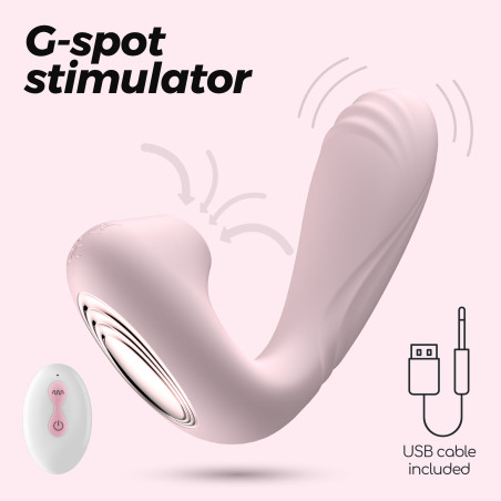 VIBRATORE FEMMINILE SUCCHIA CLITORIDE VAGINALE PUNTO G IN SILICONE RICARICABILE USB