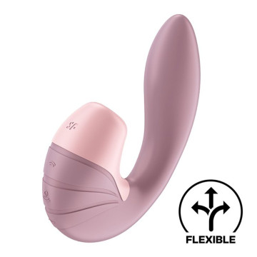 SATISFYER SUPERNOVA VIBRATORE PUNTO G IN SILICONE CON ONDE DI PRESSIONE RICARICABILE USB