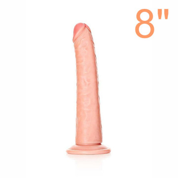 REALROCK DILDO REALISTICO COLOR CARNE CON VENTOSA 8” CM 20,5