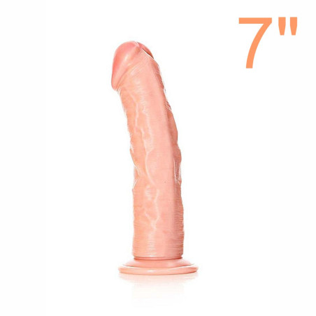 REALROCK DILDO REALISTICO COLOR CARNE CON VENTOSA 7” CM 18