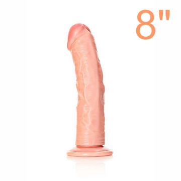 REALROCK DILDO REALISTICO COLOR CARNE CON VENTOSA 8” CM 20,5