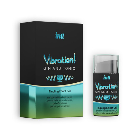 INTT VIBRATION VIBRATORE LIQUIDO AROMA GIN & TONIC GEL 15 ML