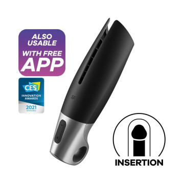 SATISFYER POWER MASTURBATOR CONNECT APP MASTURBATORE MASCHILE INTERATTIVO CON APPLICAZIONE