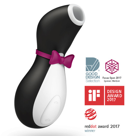 SATISFYER PRO PENGUIN STIMOLATORE SUCCHIA CLITORIDE A IMPULSO D’ARIA IN SILICONE RICARICABILE USB