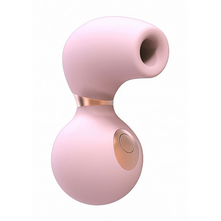 IRRESISTIBLE STIMOLATORE CLITORIDE CON ASPIRAZIONE IN SILICONE ROSA RICARICABILE USB