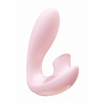 IRRESISTIBLE STIMOLATORE CLITORIDE CON ASPIRAZIONE IN SILICONE ROSA RICARICABILE USB