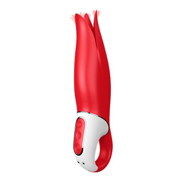 SATISFYER VIBE POWER FLOWER VIBRATORE INTIMO FEMMINILE IN SILICONE CON USB