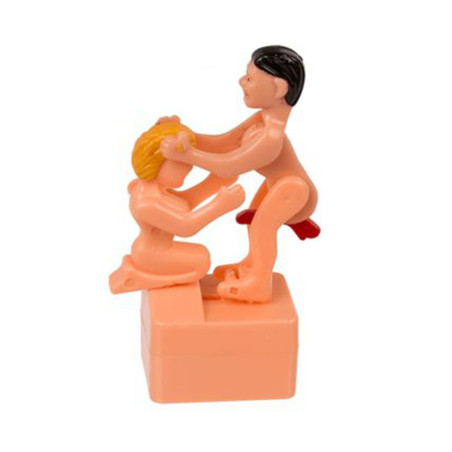 Action figure amanti simpatici e divertenti che fanno sesso con carica manuale