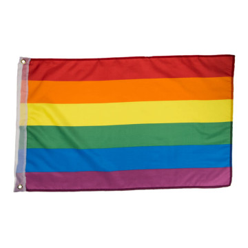 Bandiera con occhielli in metallo Orgoglio Gay Pride arcobaleno multicolore LGBTQ+