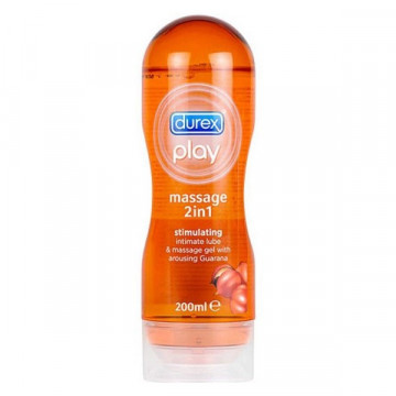 LUBRIFICANTE INTIMO E DA MASSAGGIO DUREX 2 IN 1 GUARANA' 200 ML