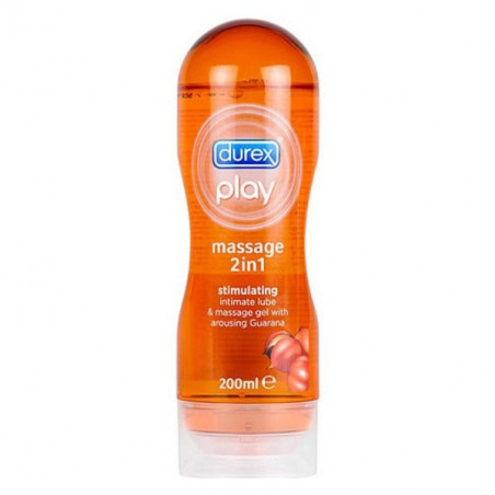 LUBRIFICANTE INTIMO E DA MASSAGGIO DUREX 2 IN 1 GUARANA' 200 ML