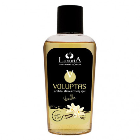 LUBRIFICANTE INTIMO STIMOLANTE EDIBILE LUXURIA VOLUPTAS VANILLA 100 ML