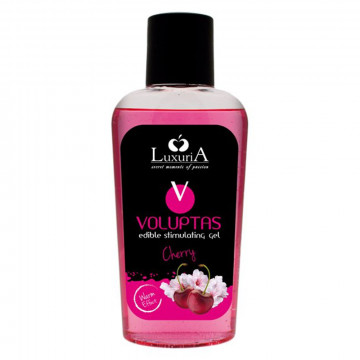 LUBRIFICANTE INTIMO STIMOLANTE EDIBILE LUXURIA VOLUPTAS CHERRY 100 ML