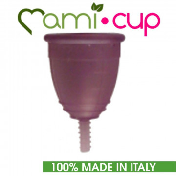 MAMICUP COPPETTA MESTRUALE LILLA 100% SILICONE MEDICALE MADE IN ITALY TAGLIA M