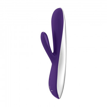 OVOE5VIO OVO E5 VIBRATORE CON STIMOLATORE RICARICABILE VIOLA