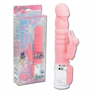 13268 EXPLICIT BUNNY RABBIT 100% SILICONE 6"