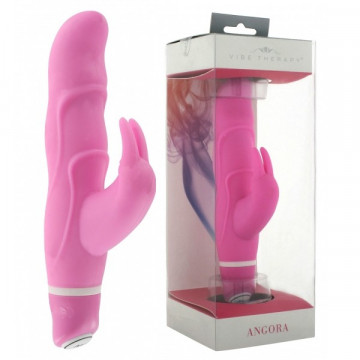 11248 ANGORA PINK VIBE THERAPY RABBIT 7 FUNZIONI 100% SILICONE E PLASTICA ABS