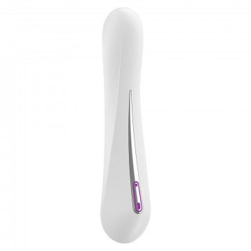 OVO F9 WHITE VIBRATORE DI DESIGN IN SILICONE BIANCO