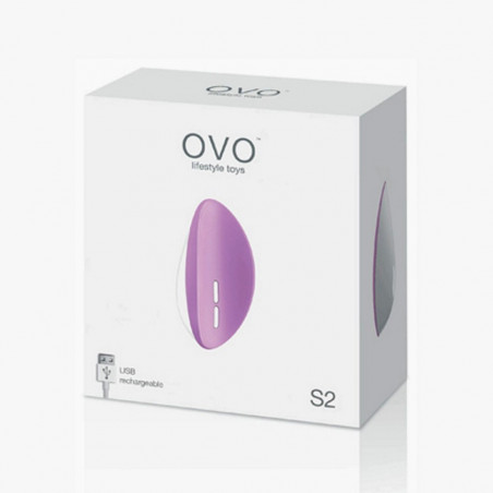 OVO S2 RECHARGEABLE LAY ON ROSE STIMOLATORE VAGINALE RICARICABILE VIBRANTE