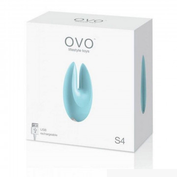 OVO S4 RECHARGEABLE LAY ON LIGHT BLUE STIMOLATORE RICARICABILE USB