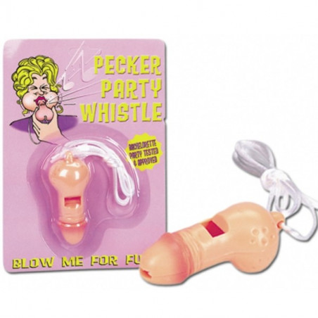 25119 PECKER PARTY WHISTLE SCHERZO FISCHIETTO GADGET PER ADULTI ADDIO AL NUBILATO