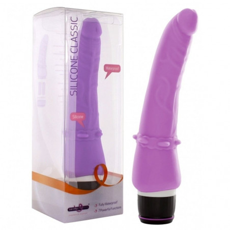 SEVEN CREATIONS ANAL PURPLE + CORONA – FALLO REALISTICO ANALE VIBRANTE IN SILICONE VIOLA CM 19