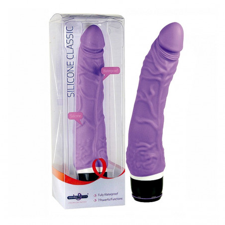 SEVEN CREATIONS ANAL PURPLE – FALLO REALISTICO ANALE VIBRANTE IN SILICONE VIOLA CM 19