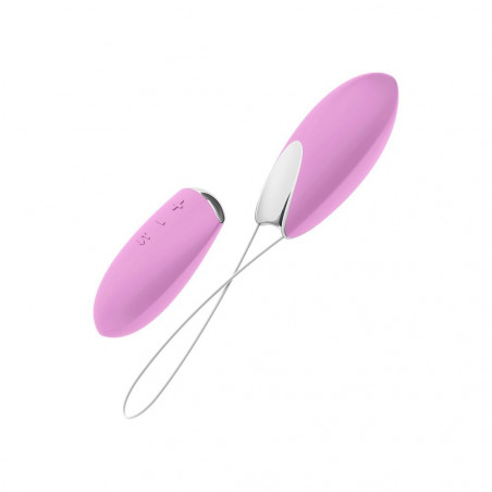 OVO R1 REMOTE PINK/CHROME OVULO VAGINALE VIBRANTE ROSA CON TELECOMANDO