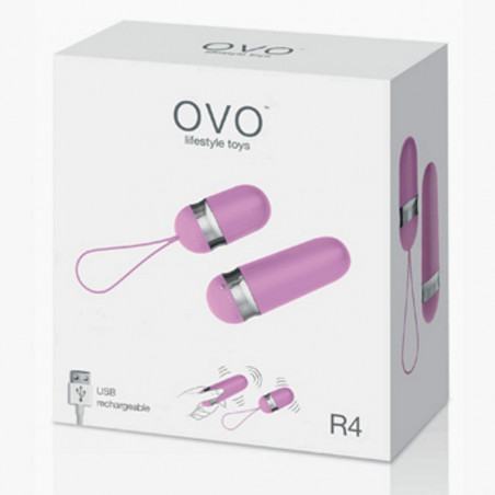 OVO R4 REMOTE PINK/CHROME OVETTO WIRELESS VIBRANTE ROSA