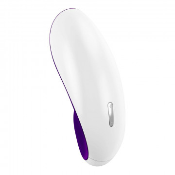 3000010238 OVO T1 BIANCO E VIOLA VIBRATORE DI DESIGN