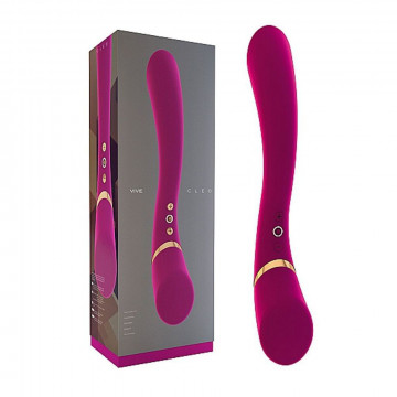 VIVE010PNK VIVE CLEO - PINK STIMOLATORE VIBRANTE IN SILICONE ROSA