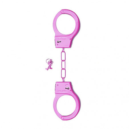 SHT347PNK METAL HANDCUFFS - PINK MANETTE METALLICHE ROSA