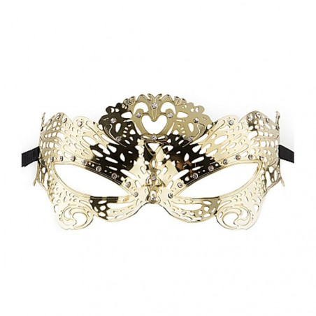 OU128GLD BUTTERFLY MASQUERADE MASK – GOLD  Mascherina farfalla veneziana!