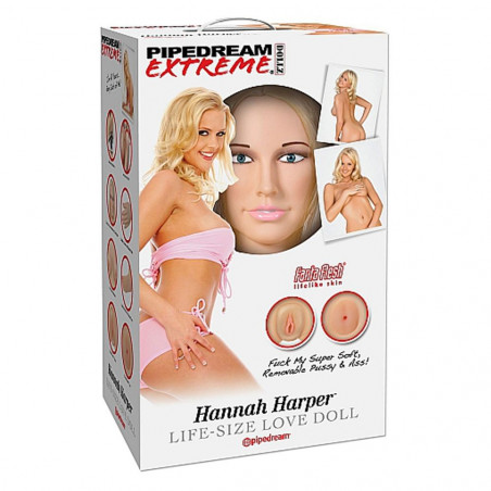 RD300 PIPEDREAM HANNAH HARPER LIFE-SIZE LOVE DOLL BAMBOLA GONFIABILE