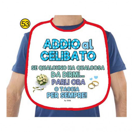 G 2027-053 BAVAGLIA ADDIO AL CELIBATO CHI HA QUALCOSA DA DIRMI PARLI ORA O TACCIA PER SEMPRE