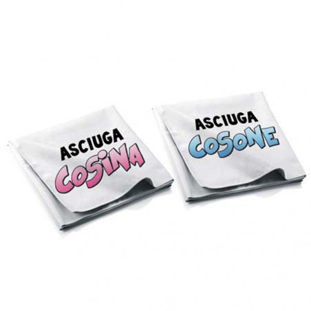 S 0166 ASCIUGA COSINA ASCIUGA COSONE SET DI 2 SALVIETTE ASCIUGA COSE SEXY