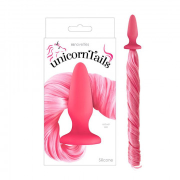 280414 PONYPLUG UNICORN TAILS PINK  CODA DI UNICORNO