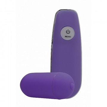 GC011PUR WIRELESS VIBRATING EGG - PURPLE  OVULO CON TELECOMANDO WIRELESS IN ABS VIOLA 8 CM