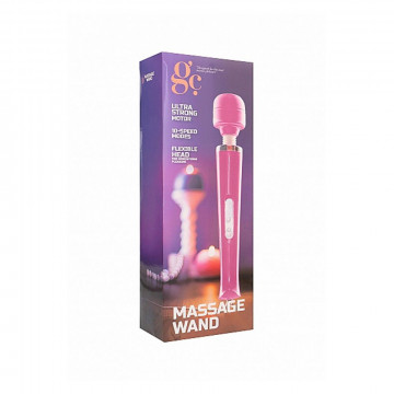 GC008PNK MASSAGE WAND – PINK MASSAGGIATORE IN SILICONE 32 CM