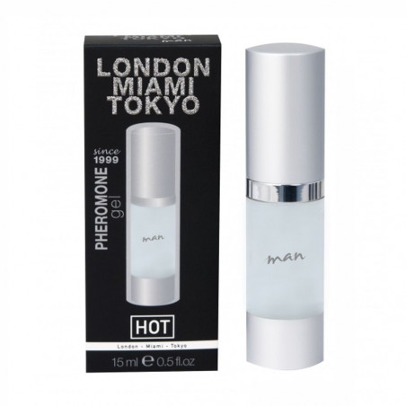 HOT55131 HOT PHEROMONE GEL MAN - PROFUMO AI FEROMONI PER LUI 15 ML