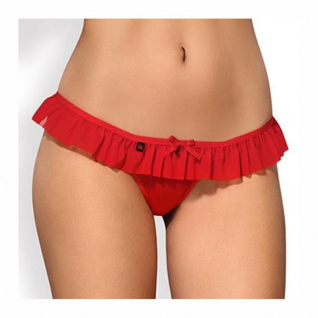 OBSESSIVE 827-THO-3 PERIZOMA ROSSO S/M