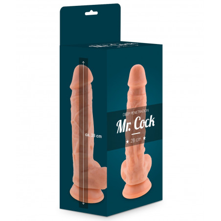 55078871 MR. COCK 28CM FLESH  FALLO REALISTICO NON VIBRANTE COLOR CARNE 28 CM