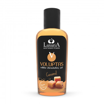 LUBRIFICANTE INTIMO STIMOLANTE EDIBILE LUXURIA VOLUPTAS CARAMEL 100 ML