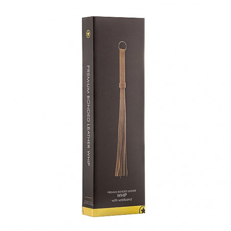 OU162BRN WHIP – BROWN  FRUSTA IN CUOIO RIGENERATO MARRONE