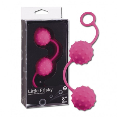 20125 LITTLE FRISKY PINK PALLINE VAGINALI IN SILICONE ROSA