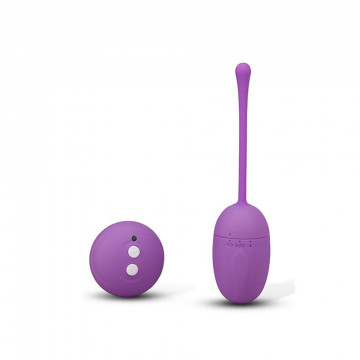 51054 REMOTE CONTROL EGG PURPLE  OVETTO VIBRANTE 7 CM CON TELECOMANDO WIRELESS COLORE VIOLA