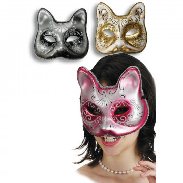 00600-1 MASCHERA GATTO CARTAPESTA