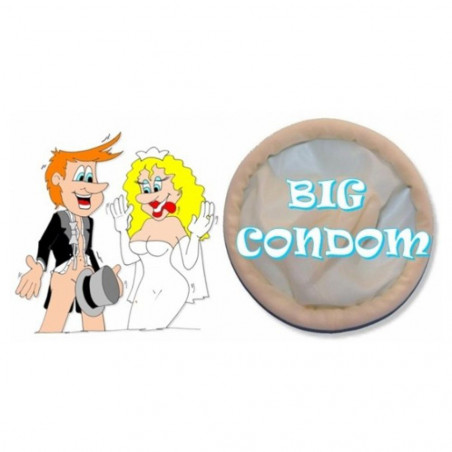 SP15522 MAXI CONDOM SPOSO  SCHERZO REGALO SPOSO MATRIMONIO