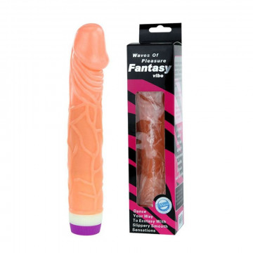 D-218749 BAILE WAVES OF PLEASURE REALISTIC VIBRATING 22.5 CM  FALLO REALISTICO VIBRANTE IN TPR 22,5 CM